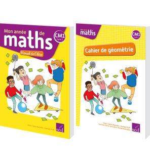 Mon année de maths CM1 - Manuel + cahier de géométrie