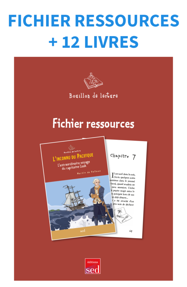 L'inconnu du pacifique - 12 livres + fichier - nv