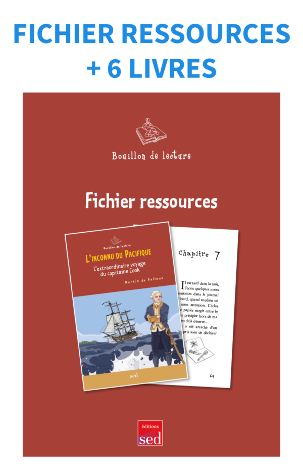 L'inconnu du pacifique - 6 livres + fichier - nv