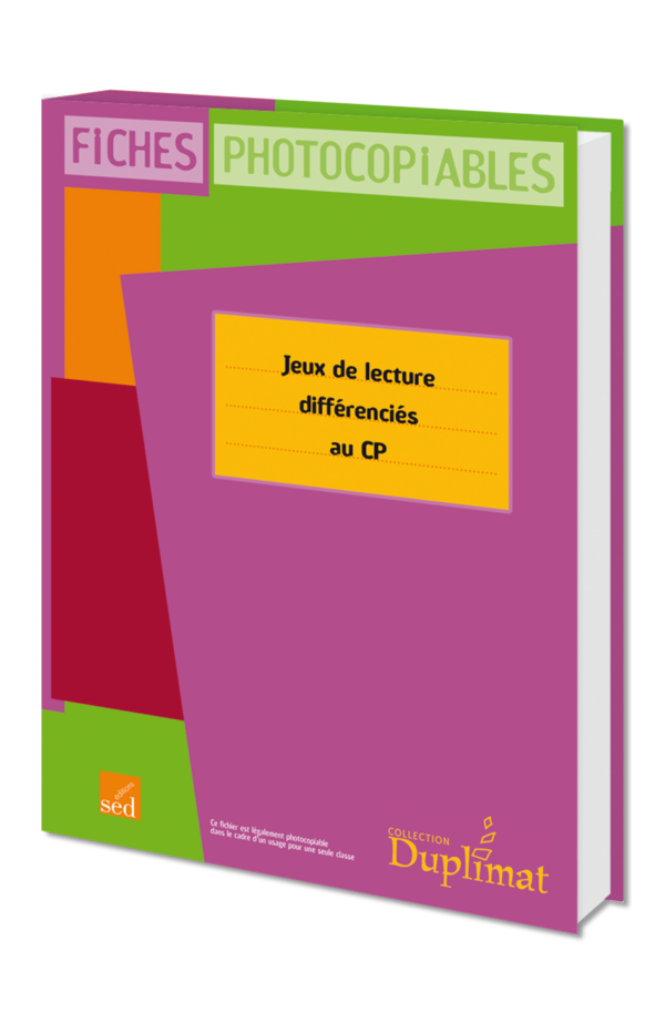 Image Duplimat site sed - Jeux de lecture différenciés - 02811